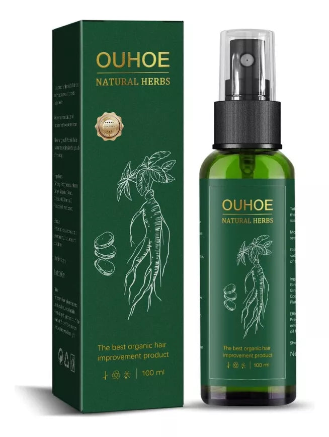 OUHOE Natural Herbs – Tónico Capilar Orgánico 100ml