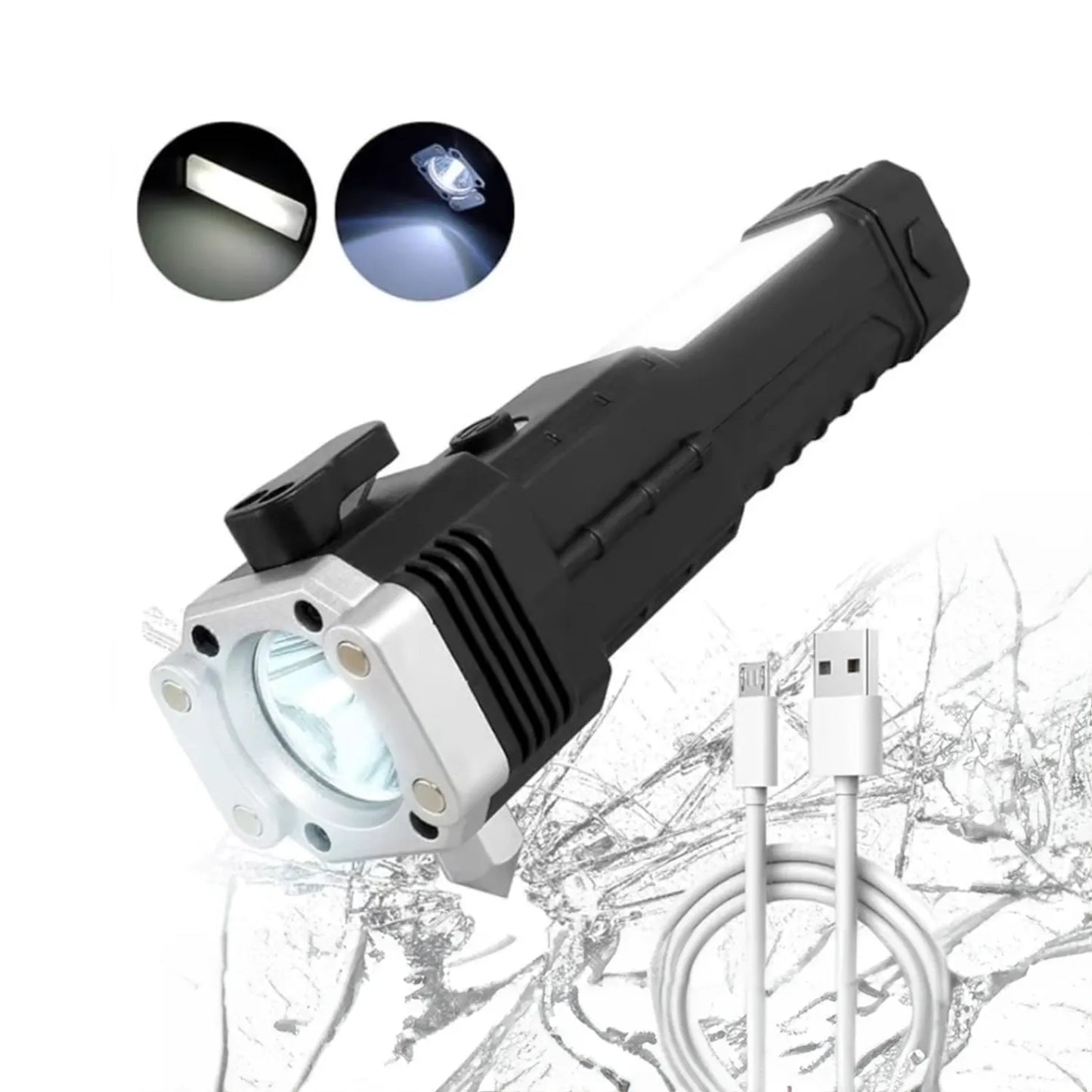 LINTERNA MARTILLO RECARGABLE USB
