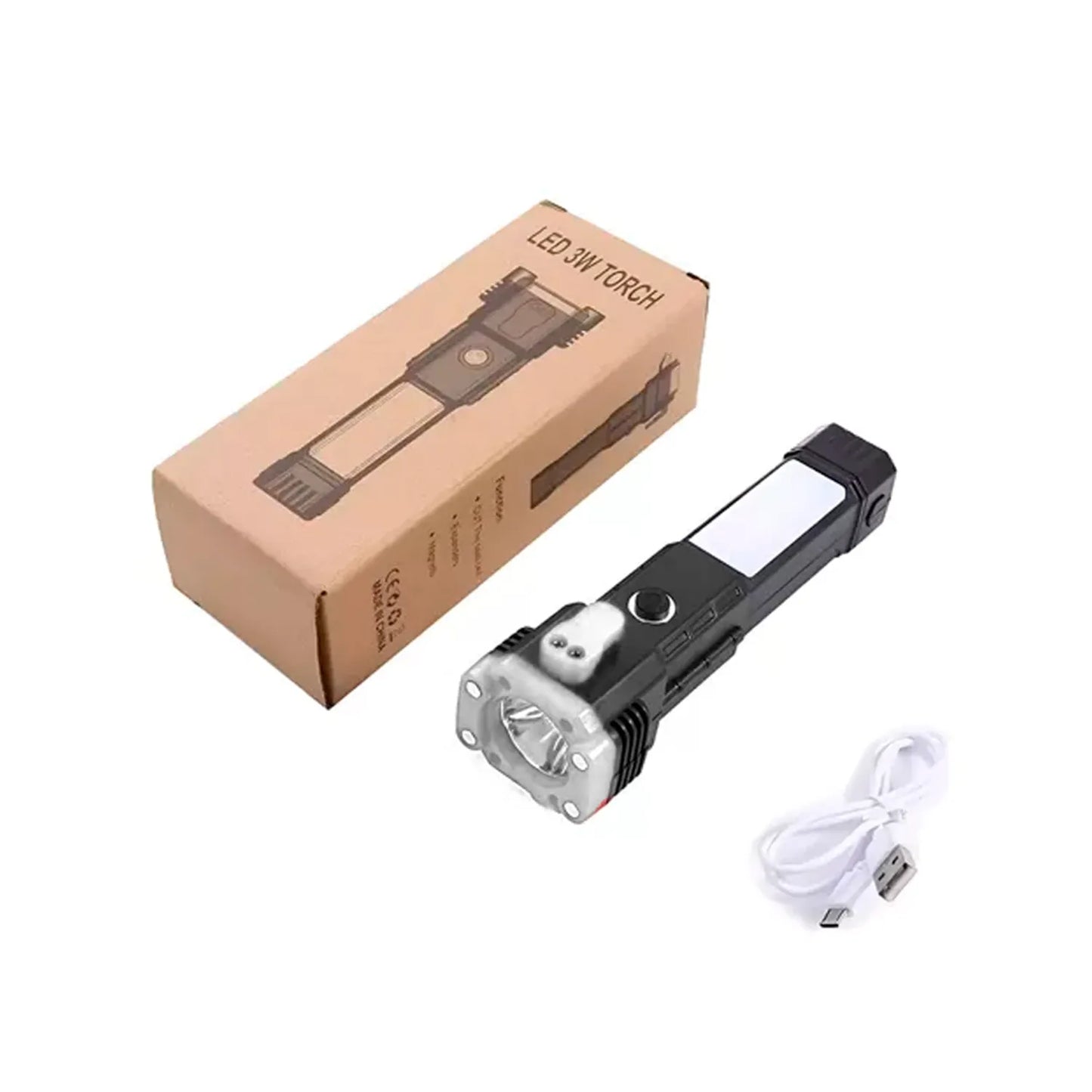 LINTERNA MARTILLO RECARGABLE USB