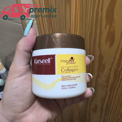 Mascarilla Karseell Colageno 500 G, para cabello seco y dañado