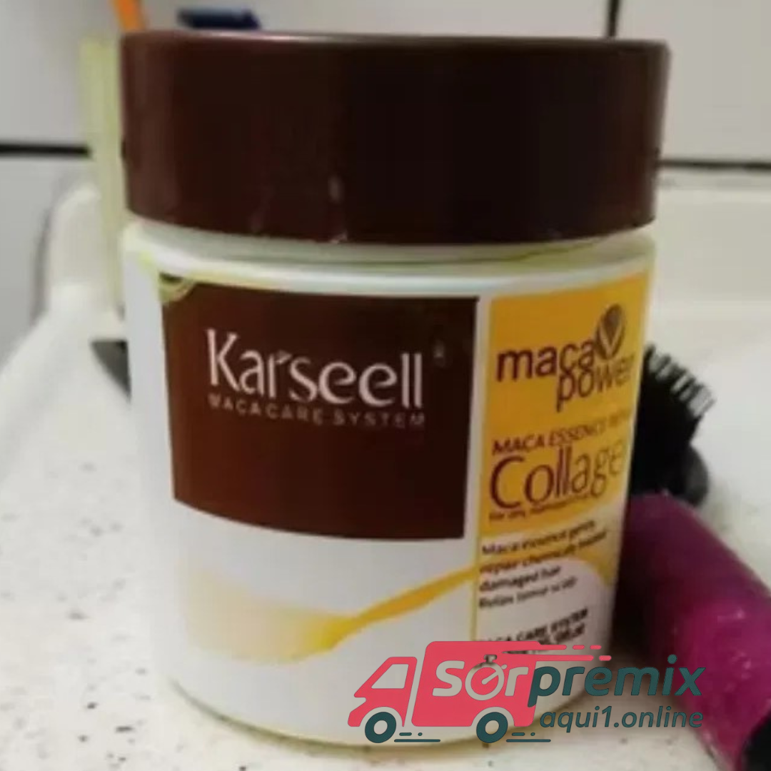 Mascarilla Karseell Colageno 500 G, para cabello seco y dañado