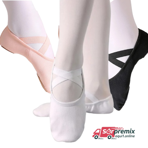 ZAPATOS DE BALLET , LONA ELASTICA DANZA